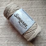 Cappuccino sznurek bawełniany skręcany do makramy 3mm 100mb jednordzeniowy Sznurex