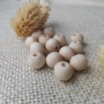 Koralik drewniany 20 mm do prac z makramy