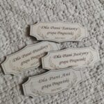 Tabliczka z grawerem do makramy 150 znaków P58