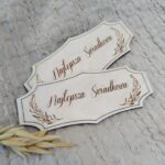 Tabliczka, scrapka do makramy na ślub N90