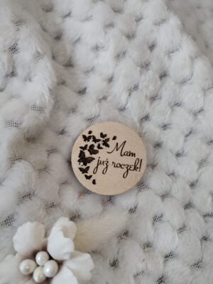 Tabliczka do makramy okrągła na roczek N171