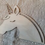 Baza do makramy koń, jednorożec na spinki unicorn
