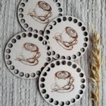 Baza podkładki pod kubek z makramy do kawy