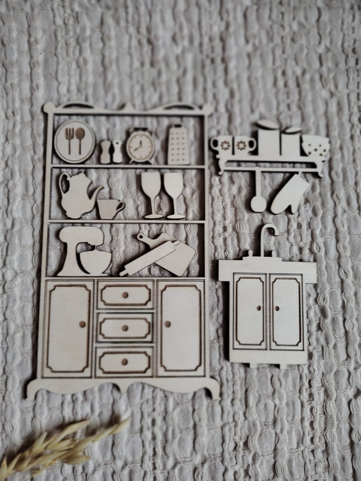 Dodatki do makramy z drewna kuchnia