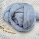 Wełna czesankowa szary 100g