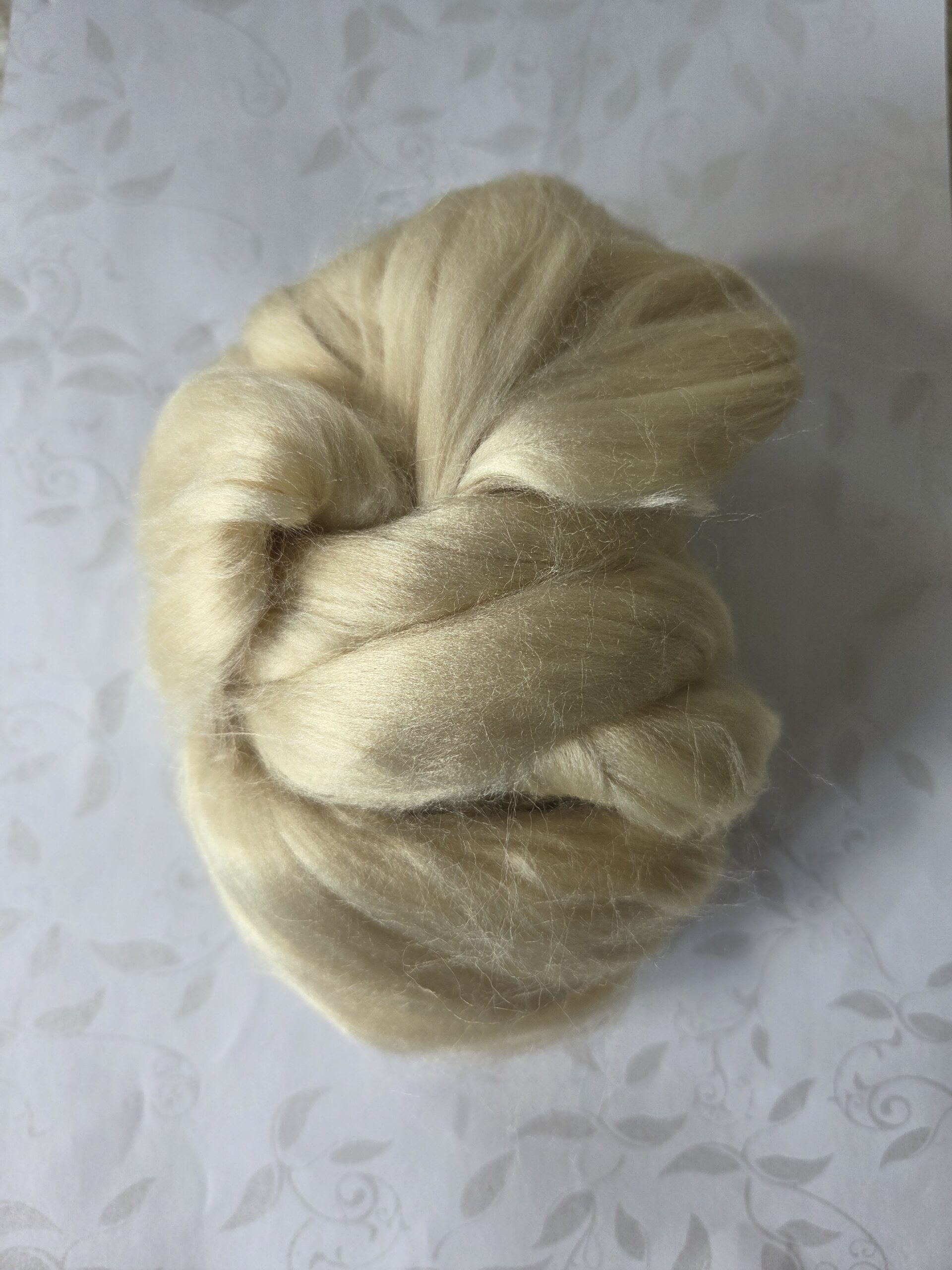 Czesanka wiskozowa do makramy blond 50g