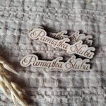 Makrama napis do ramki pamiątka ślubu 8,5cmx2cm N57
