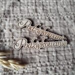 Napis do makramy ze sklejki kochanym podziękowanie N58