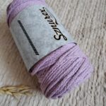 Sznurek do makramy skręcany Sznurex brudny róż 3mm 100m