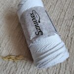 Sznurek do makramy  pleciony Sznurex biały 3mm