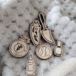 Akcesoria do makramy i rękodzieła kosmetyczka