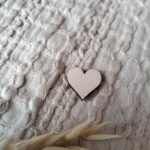 Scrapki drewniane do makramy serduszko N201