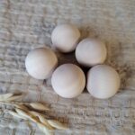 Koraliki drewniane do makramy bez dziurki