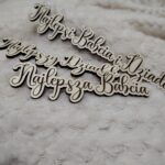 Tabliczka ze sklejki na Dzień Babci i Dziadka N158