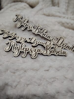 Tabliczka ze sklejki na Dzień Babci i Dziadka N158