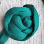 Wełna czesankowa kolor Zatoka 100g