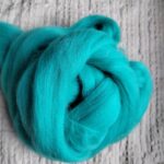 Wełna czesankowa kolor jasny Ocean 100g