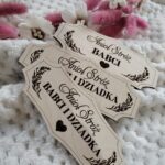 Drewniana tabliczka na Dzień Babci i Dziadka N34