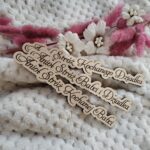 Drewniana tabliczka do makramy 15x2 cm DB15