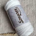 Sznurek do makramy 3mm pleciony ecru Sznurex