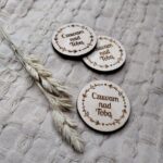 Dodatek do makramy kółko ze sklejki 3