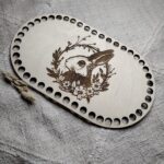 Baza do szydełkowania na koszyk, sztućce ciasteczka BAZ19 22cm