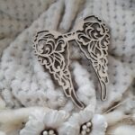 Skrzydła do makramy drewniane 11cm x 11cm m46