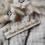 Drewniana tabliczka z grawerem Pierwsza Komunia Święta  N145