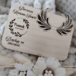 Podziękowanie baza do aniołka Komunia Święta N142  35 znaków