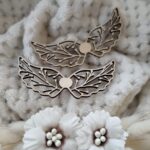 Skrzydełka do makramy drewniane 10cm x 4,5cm m9