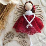 Skrzydełka do makramy drewniane 11cm x 7,5cm m30