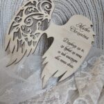 Skrzydełka do makramy drewniane 12cm x 12cm m13