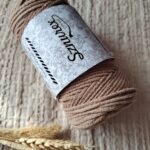 Sznurek do makramy 3mm pleciony whisky Sznurex