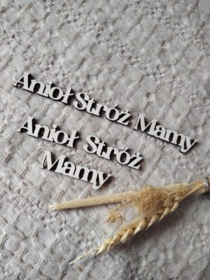 Tabliczka do ramki z makramy N192