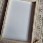 Ramka na zdjęcia 20cmx30cm głęboka drewniana do makramy 4