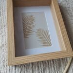 Ramka na zdjęcia 22cmx17cm głęboka drewniana z szybką