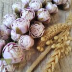 Kwiaty piankowe fioletowe 2cm 6szt K43