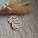 Tabliczka do ramki z makramy 3 cm 20 znaków P10