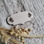 Tabliczka do ramki z makramy 7,5 x 4 cm 110 znaków P15