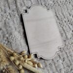 Tabliczka do ramki z makramy 12 x 7 cm 350 znaków P43