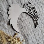 Skrzydła do ramki z makramy 15 x 15 cm 500 znaków P49