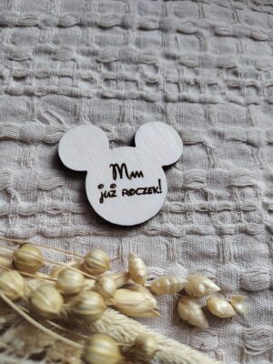 Scrapka, tabliczka do makramy na roczek N89