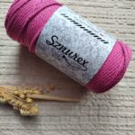 Sznurek do makramy 3mm pleciony fuksja Sznurex