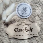 Drewniana tabliczka do makramy 6x3 cm DN5