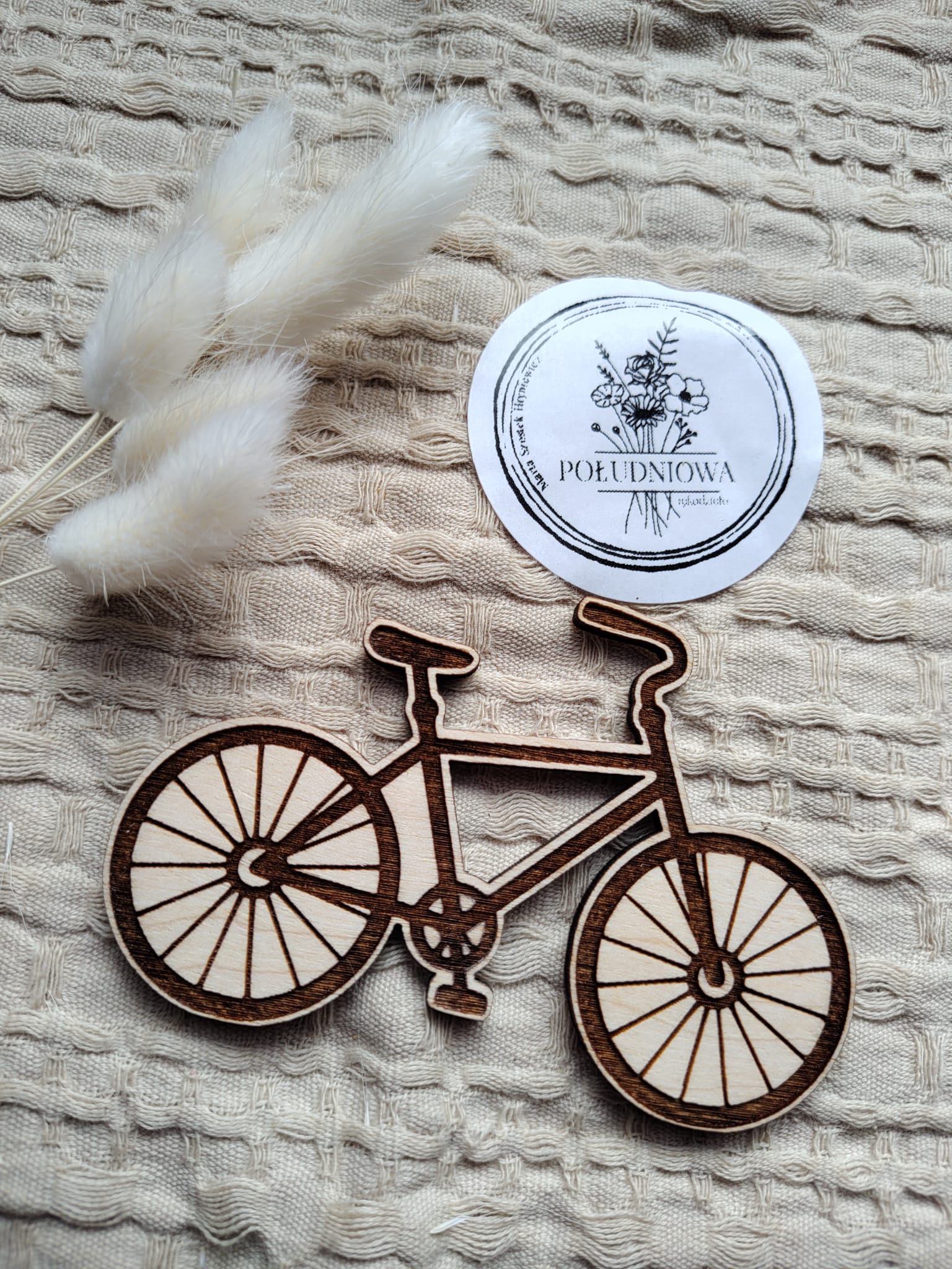 Dodatek do makramy rower ze sklejki N233