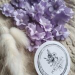 Kwiaty premium fioletowe z materiału K32