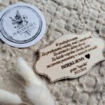 Tabliczka do makramy 8x4,5 cm P58 40 znaków