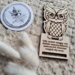 Drewniana zakładka do makramy 9x4,5 cm DN15