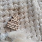 Dodatek do makramy tort ze sklejki N242