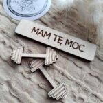 Dodatek do makramy zestaw siłownia ze sklejki N264